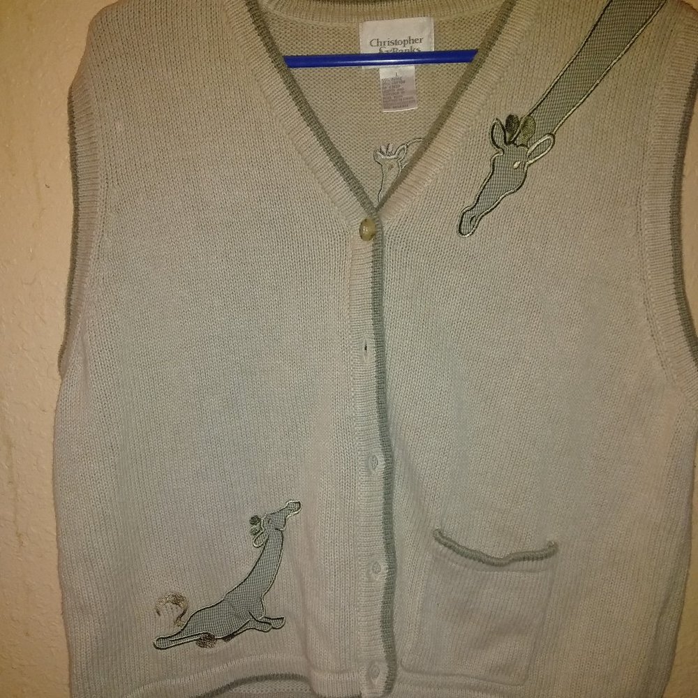 Christopher & Banks sweater vest